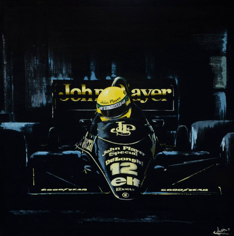 Illustration for article titled The most iconic race cars in history captured in beautiful paintings